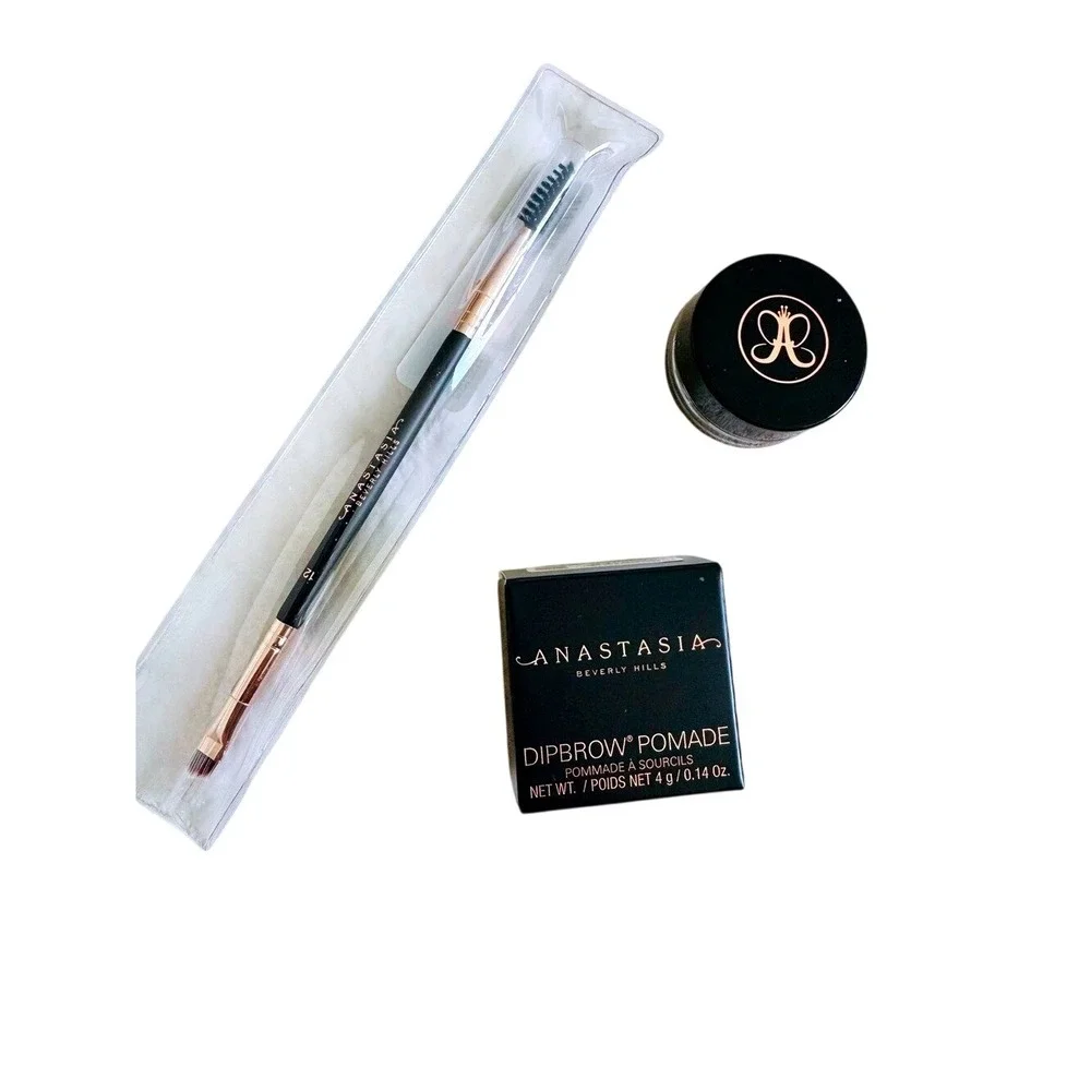 Anastasia Beverly Hills Dipbrow Pomade (Medium Brown) and 12 Dual-Ended Brush‎